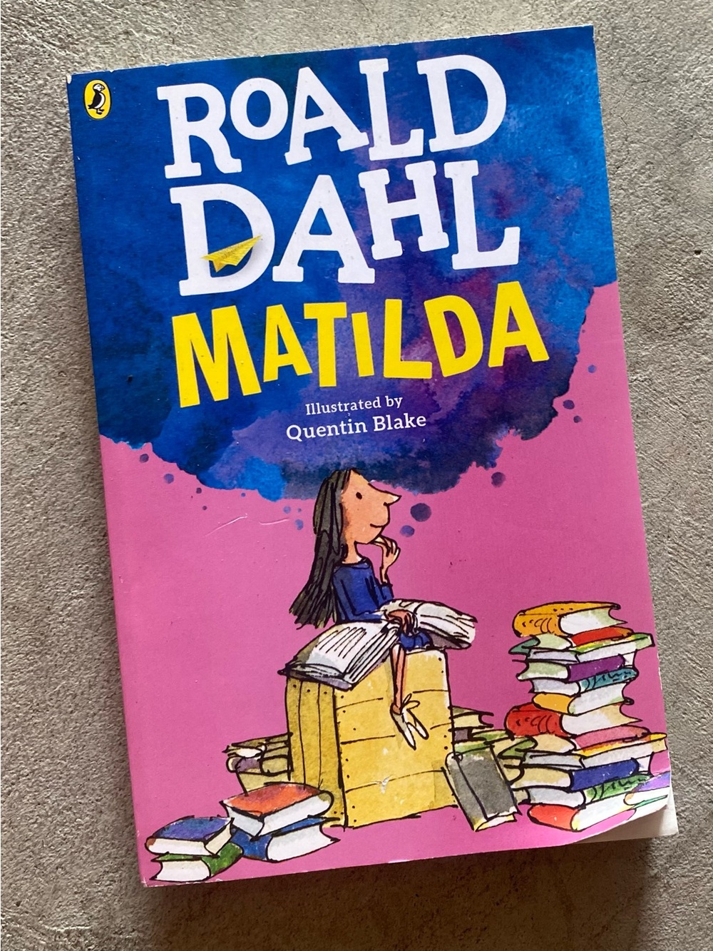 Roald Dahl Matilda paperback book